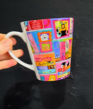 Load image into Gallery viewer, Latte Mug: Rachael&#39;s Library - Art By Rebecca Jane
