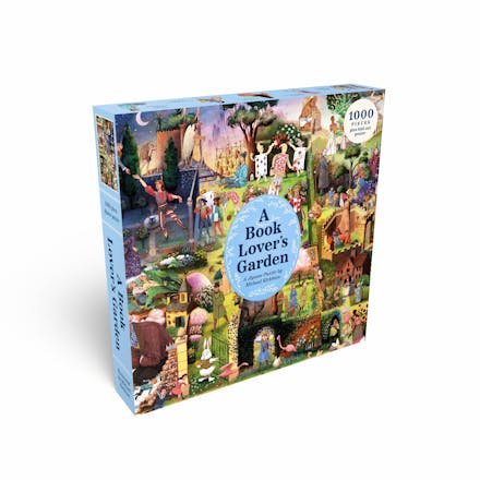 A Book Lover's Garden 1000 Piece Jigsaw Puzzle