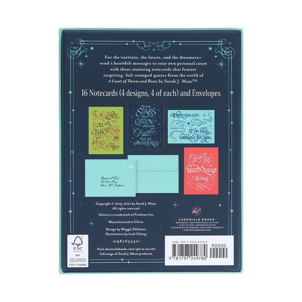 A Court of Thorns and Roses Official: Gilded Notecards