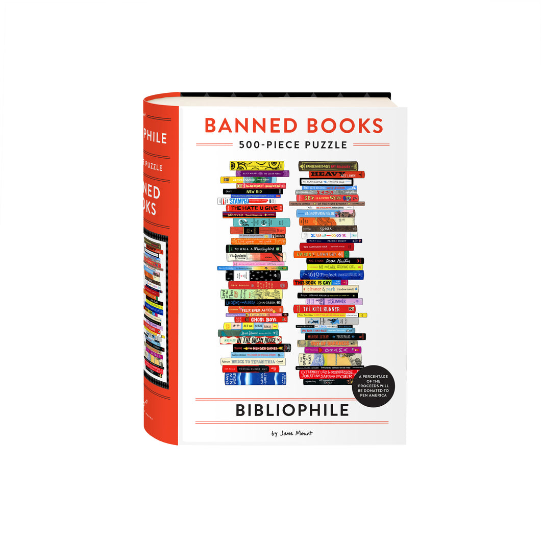 Bibliophile Banned Books 500pc Jigsaw Puzzle