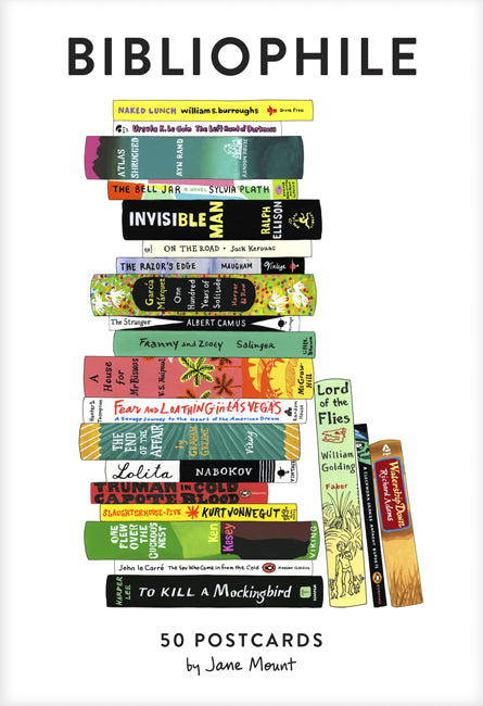 Bibliophile: 50 Postcards - Jane Mount