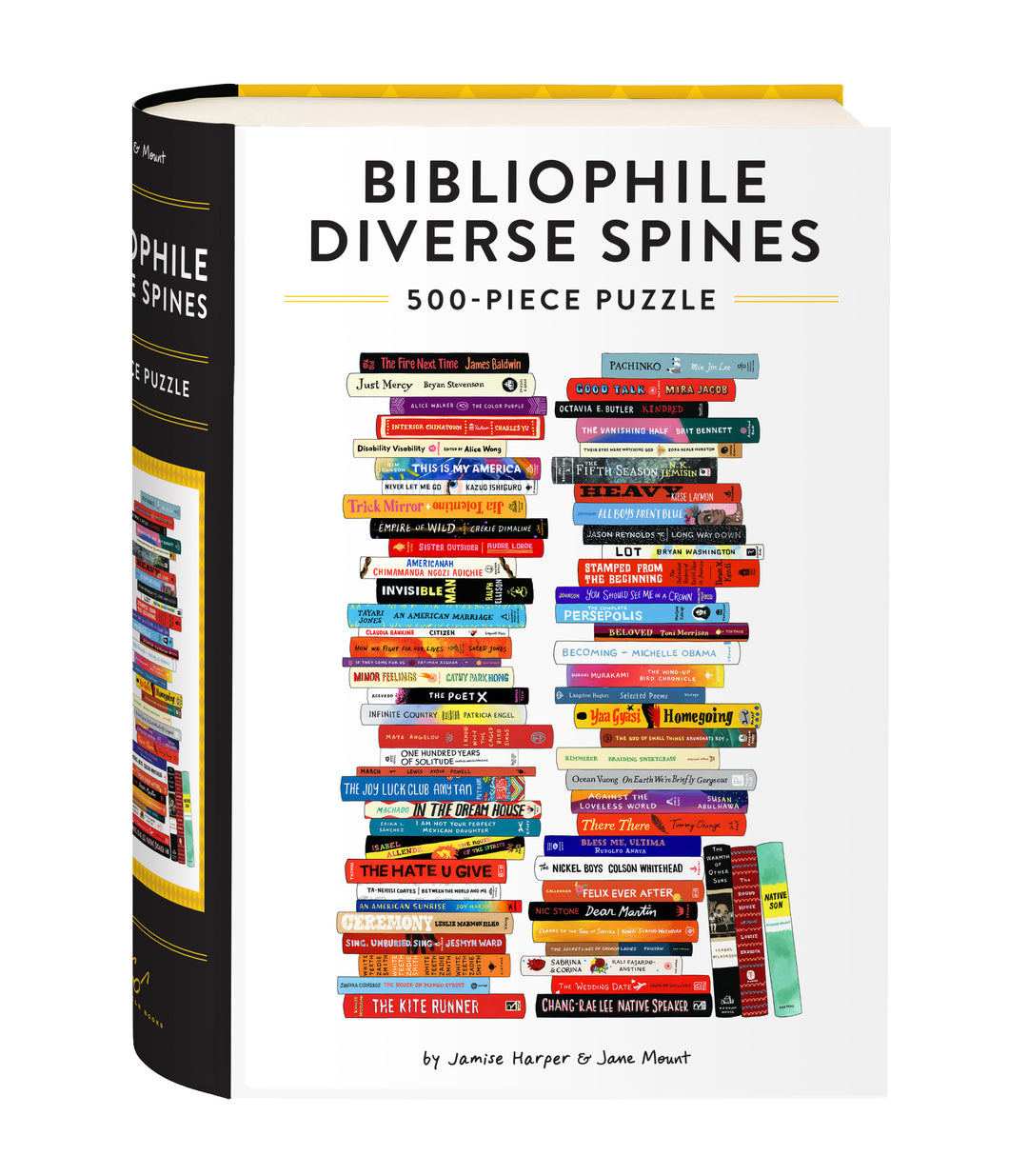 Bibliophile Diverse Spines 500 Pce Puzzle