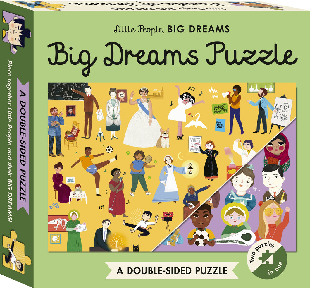 Little People, BIG Dreams Double Sided 100 Piece Puzzle