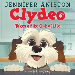 Clydeo Takes a Bite Out of Life - Jennifer Aniston