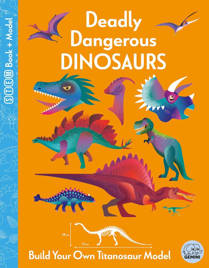 Deadly Dangerous Dinosaurs Book & Model Kit