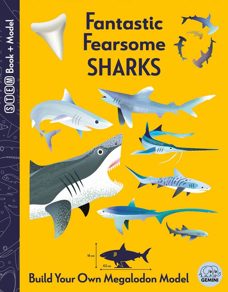 Fantastic Fearsome Sharks Book & Model Kit