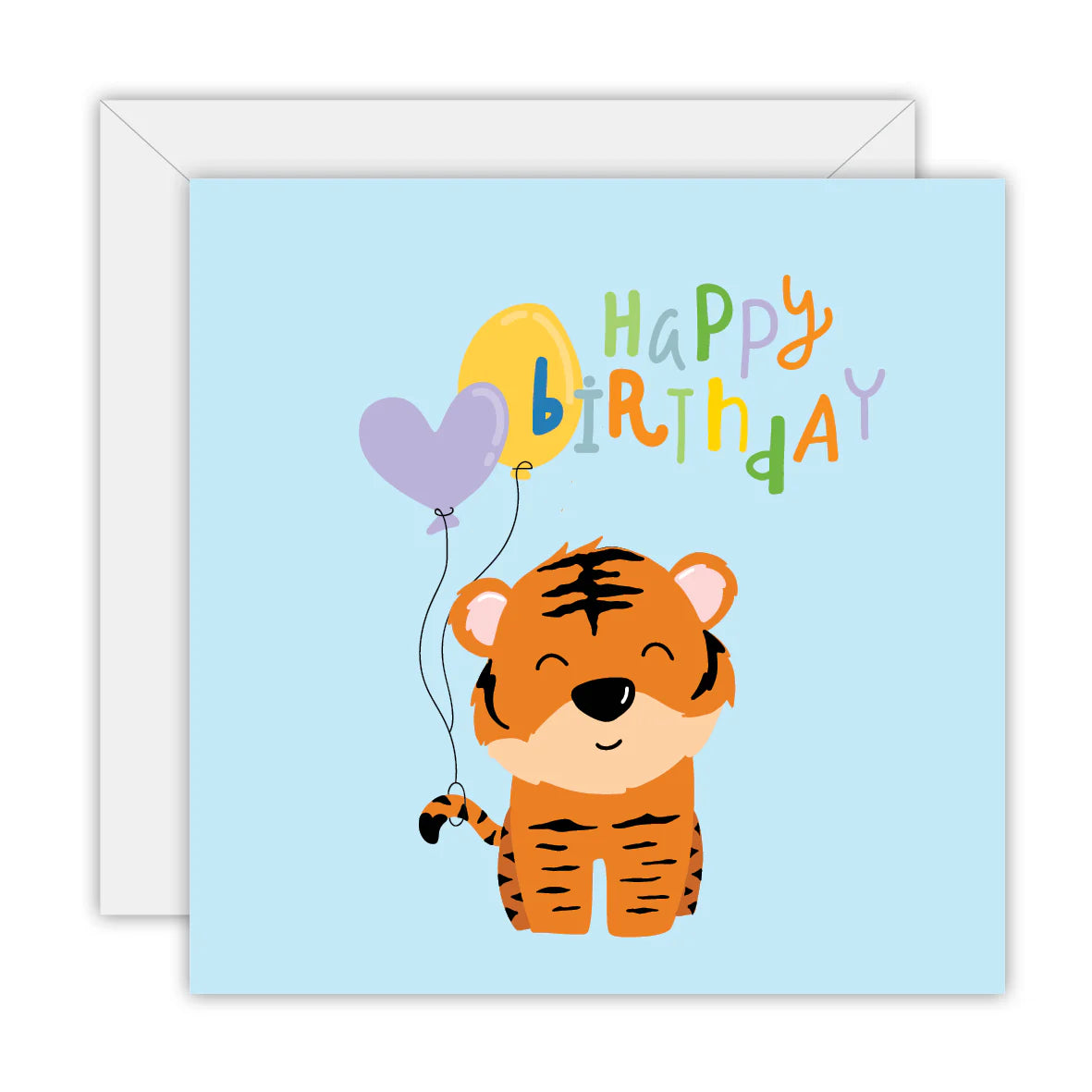 Greeting Card: Happy Birthday Tiger
