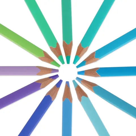 Live Colourfully: Ocean Palette - Set of 12 Pencils
