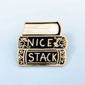 Jubly-Umph Enamel Pin: Nice Stack