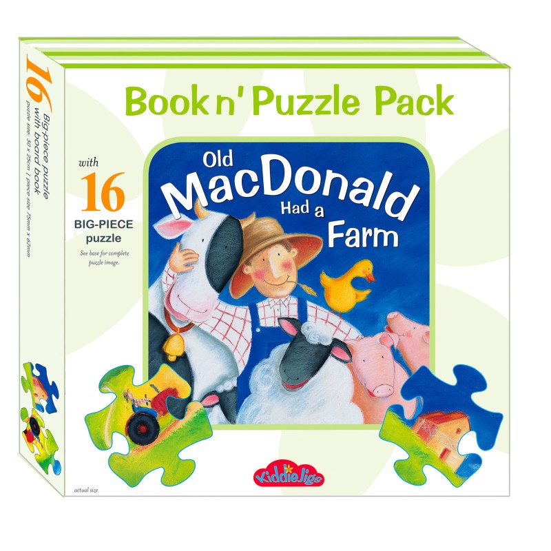 Old MacDonald Had a Farm: Book & Puzzle
