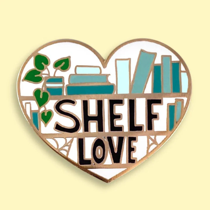 Jubly-Umph Enamel Pin: Shelf Love