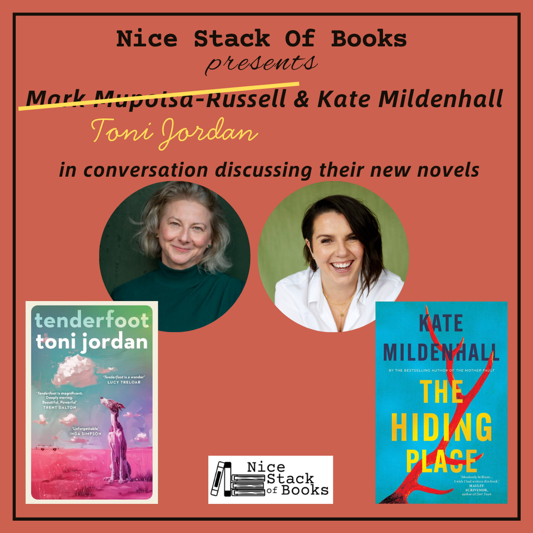 EVENT: Toni Jordan & Kate Mildenhall