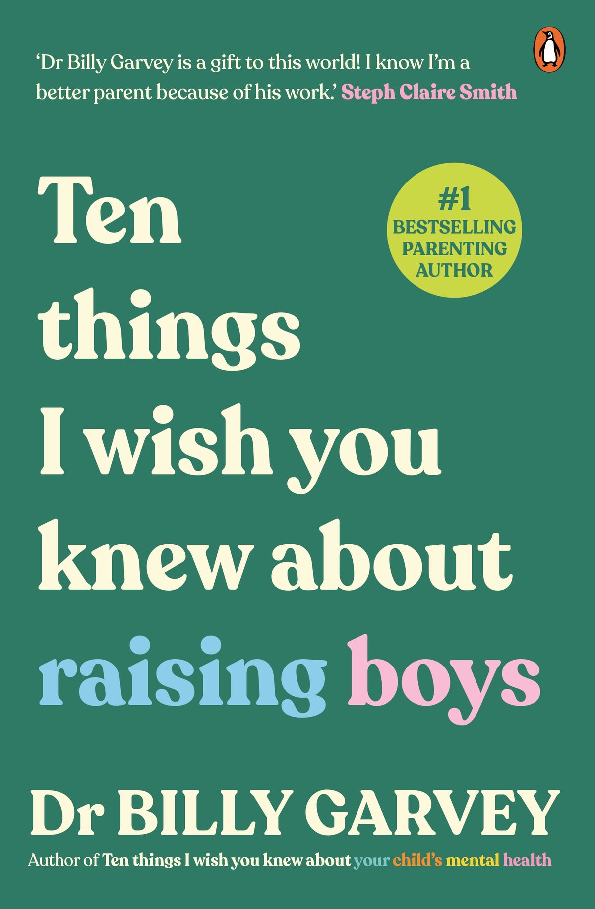 Ten Things I Wish You Knew About Raising Boys - Dr Billy Garvey