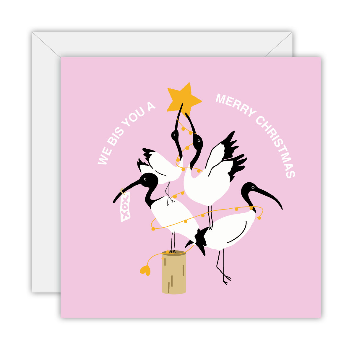Christmas Card: Ibis - Christmas Tree