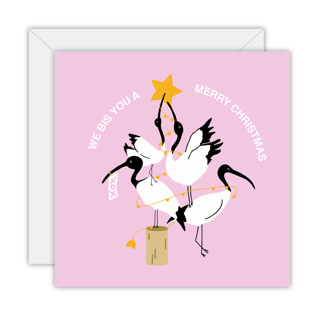 Christmas Card: Ibis - Christmas Tree