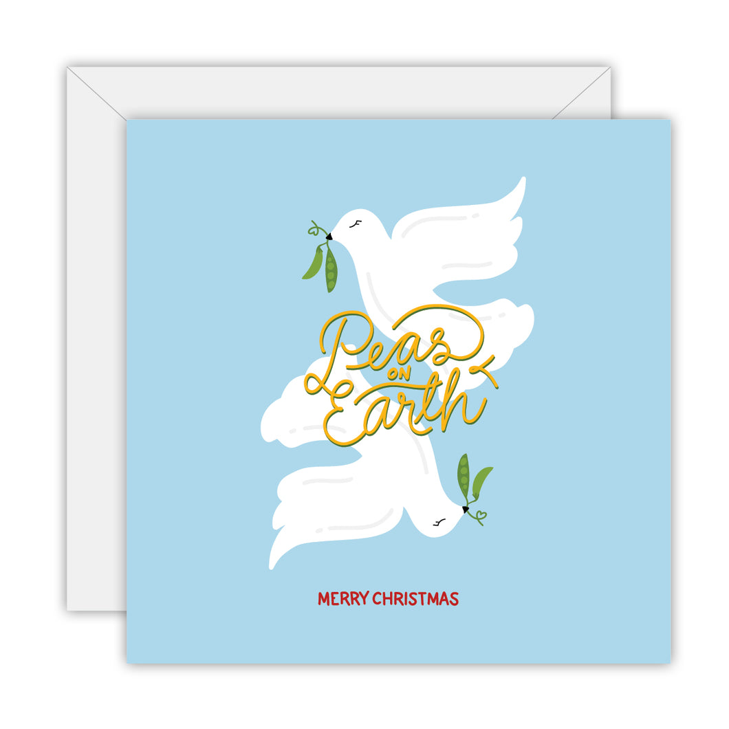 Christmas Card: Peas on Earth