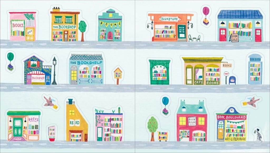 A Book Lover's Sticker Book