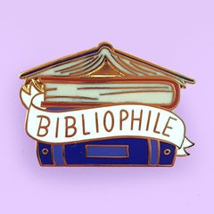 Jubly-Umph Enamel Pin: Bibliophile