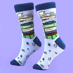 Jubly-Umph Socks: Bibliophile