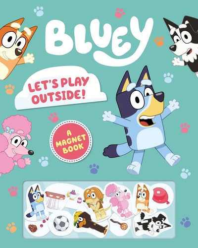 Bluey: Let's Play Outside! Magnet Book