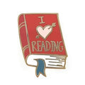 Jubly-Umph Enamel Pin: I Heart Reading